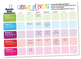 calendar of events